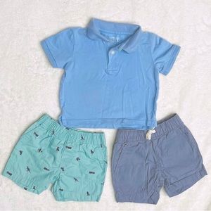 BABY Summer Ready Super Size Polo T & Short Duo Bundle